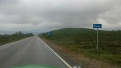 Petite frontière : une cinquantaine de kilomètres plus tard et on est déjà en Norvège !
